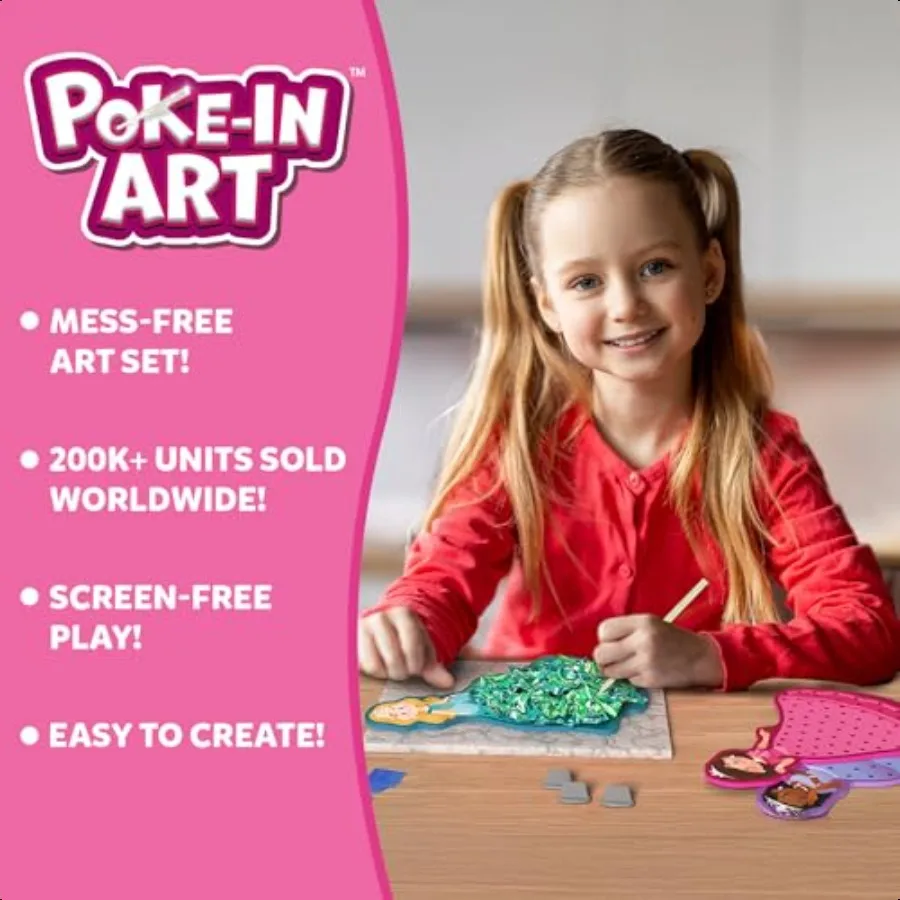 Pokein الفن الأمراء السحرية MFree متعة DIY بها بنفسك مجموعات الحرف الخشبية الإبداعية النشاط هدايا للفتيات الفتيان الذين تتراوح أعمارهم بين 4 5 6 7 8 9