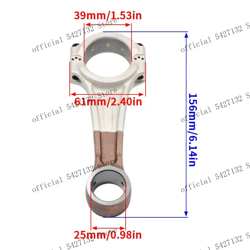 Engine Outboard Connecting Rod Kit For Yamaha 85HP 90HP 85A C85 CV85 90 C90 90A TL/XLR ETL/XL ETOL ET/DL ET(D)L/X 688-11651-00