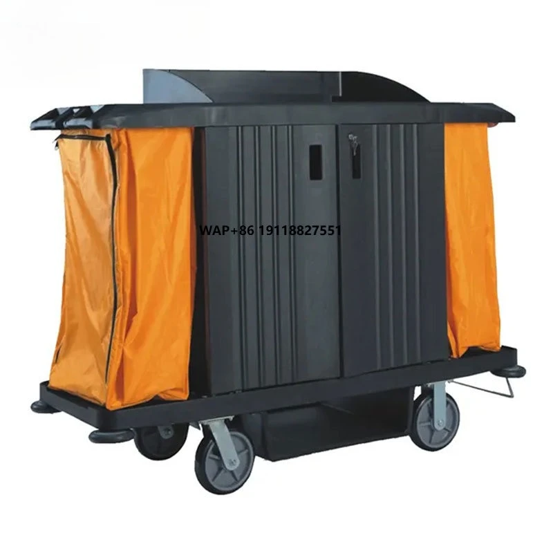 Swallow Restaurant Room Service Trolley Housekeeping Cleaning Hotel Linen Cart