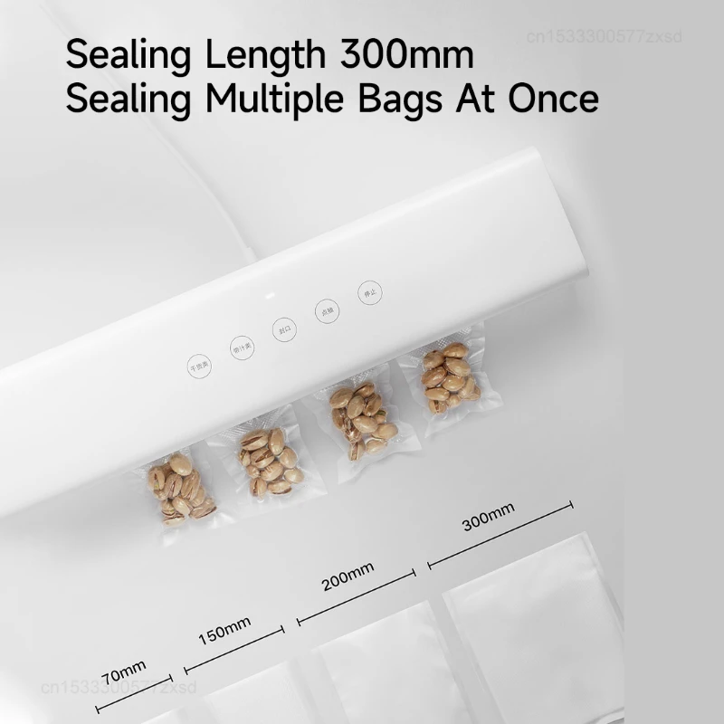 Xiaomi Mijia Automatic Vacuum Sealer Machine Dry Wet Food Packaging Sealing Device Quick Health Good Cleaning Household Portable