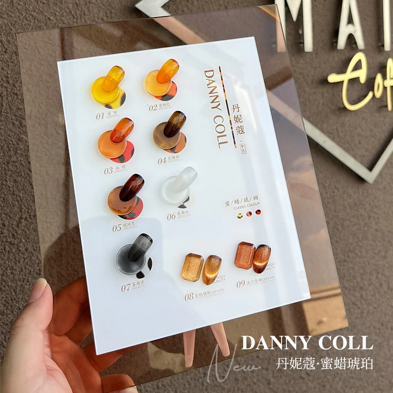 Danny coll 9 Colors Translucent color Nail Polish Set Gel Polish Set Easy Soak Off 15 ml Gel Polish Nail Kit Nail Salon