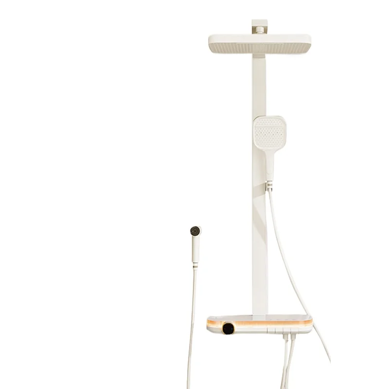 

Constant temperature supercharged shower large shower faucet bathroom bath atmosphere digital display back spray shower T3