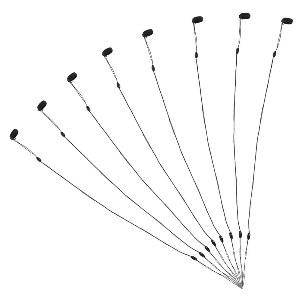 8Pcs For Office Worker Anti-lost Elastic Lanyard Stylus Pen Pencil Retractable Tether Wrist Strap Stretch