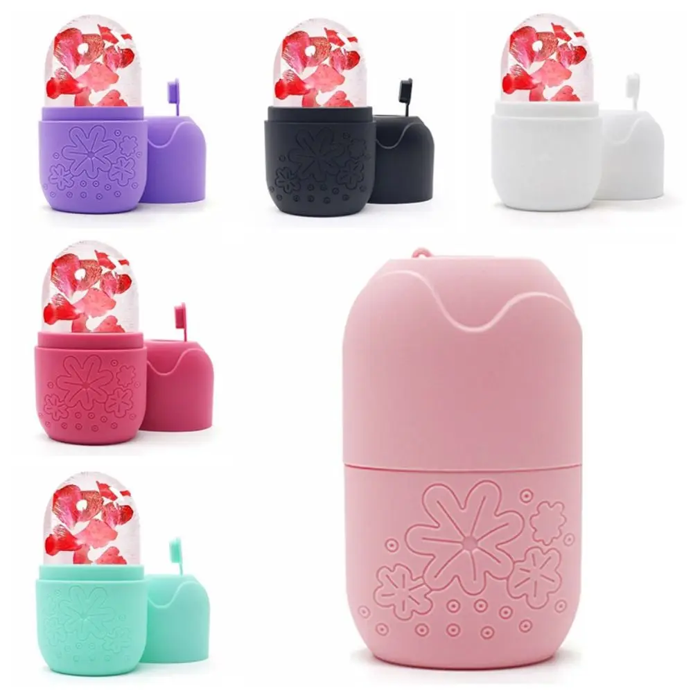 アップグレードされたシリコン製アイスローラー、美顔スキンケアツール、再利用可能なアイスモールド、フェイスリフティングアイスキューブトレイ、目と首用