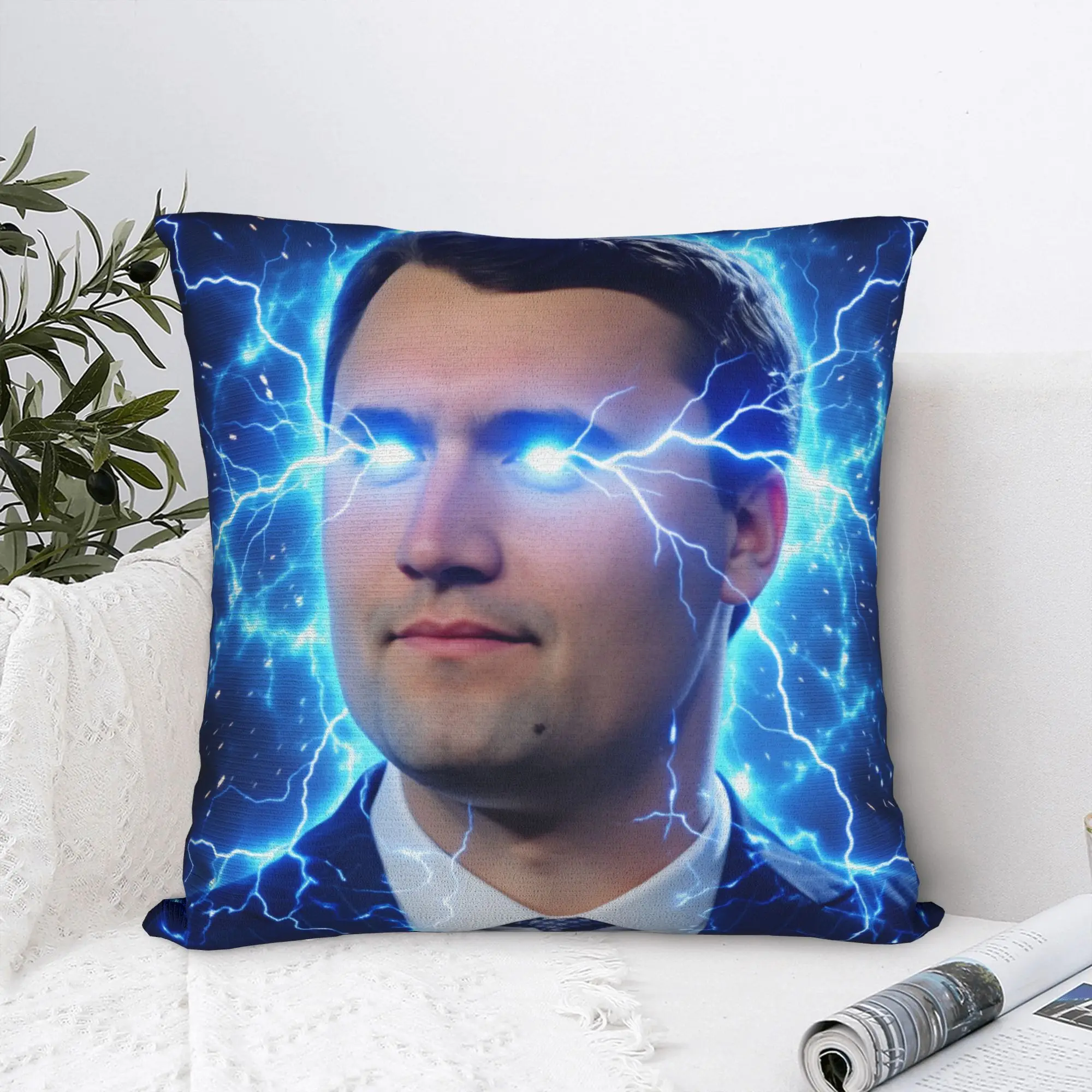 In Memory of Charlie Kirk  Pillow Cover  Vintage Pillow Case For Living Room Bed Chair Design Cushion Cover Gift