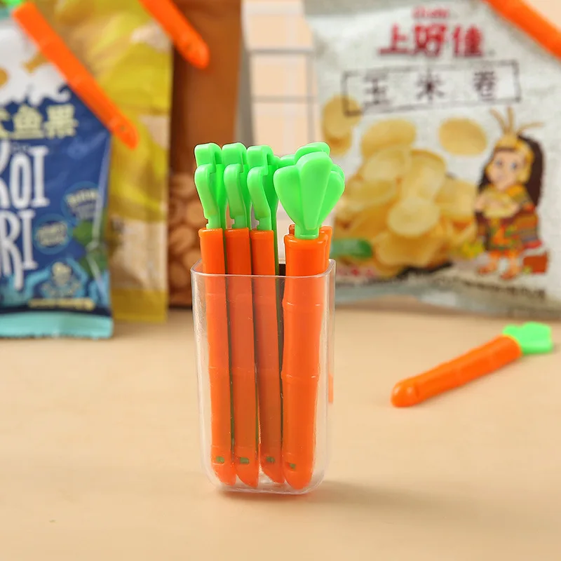 Carrot Sealing Clip Creative Kitchen Food Freshness Sealing Clip Snack Sealing Storage Moisture Resistant