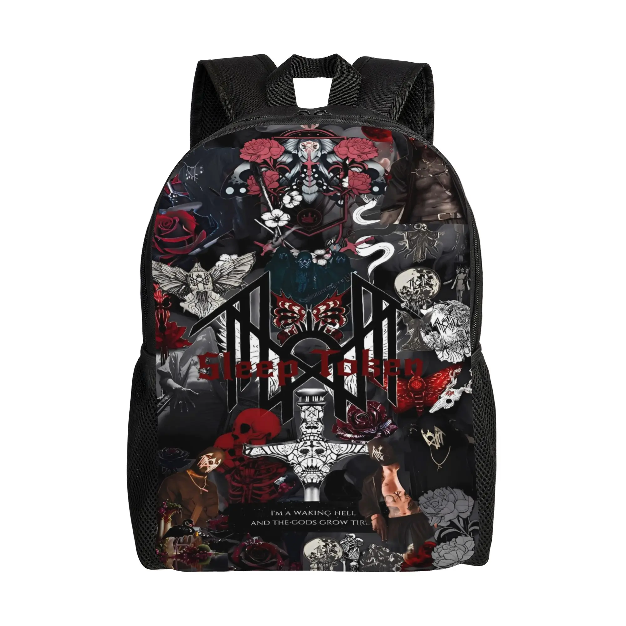 

Рюкзак Fun Sleep Tour Rock Band To-ken Boy из полиэстера, легкий, стильный, для походов и школы