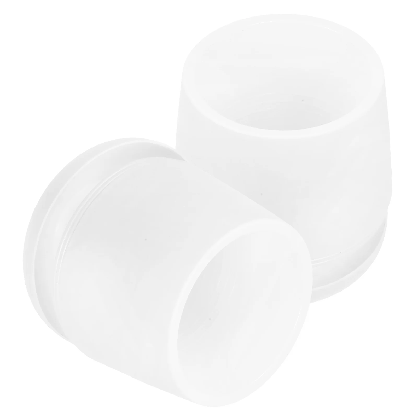 

2 Pcs Round Plastic Flower Pot Pots Indoor Succulents Planter with Drainage Tray Orchid Outdoor Pp Flowerpot Container Office