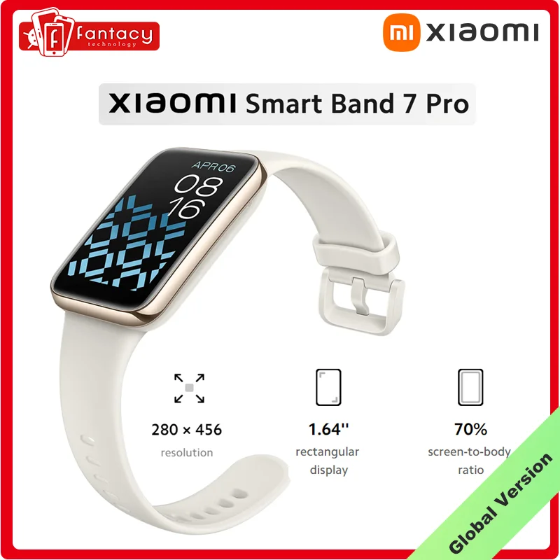 

Xiaomi Mi Band 7 Pro 1.64'' AMOLED изогнутый экран GPS кровь кислорода 12 дней аккумулятор Smart Band 7 Pro глобальная версия