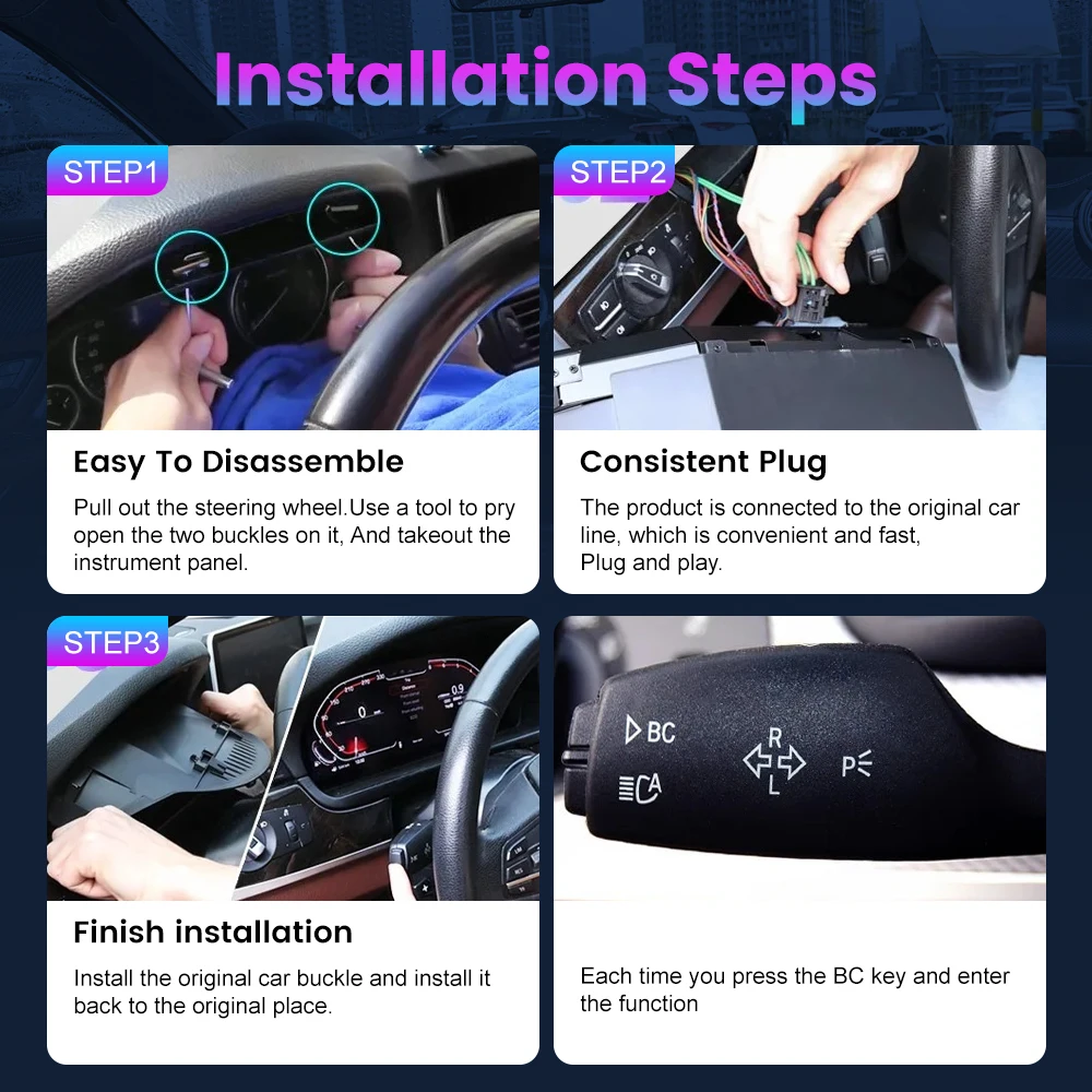 For BMW 3 Series E90 E91 E92 E93 2005-2012 11" Car LCD Digital Dashboard Cluster Instrument Panel Speedometer Virtual Cockpit - Image 5
