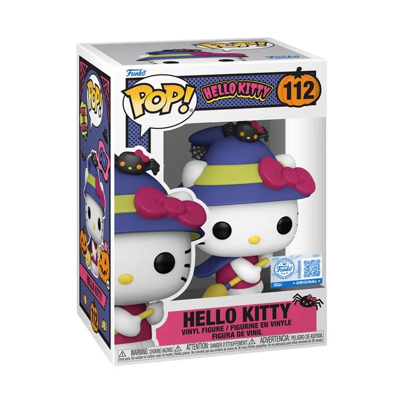 FUNKO POP Sanrio Hello Kitty (ensemble de costumes de sorcière), édition authentique, décoration de bureau, modèle d'ornement, jouets, modèle de collection