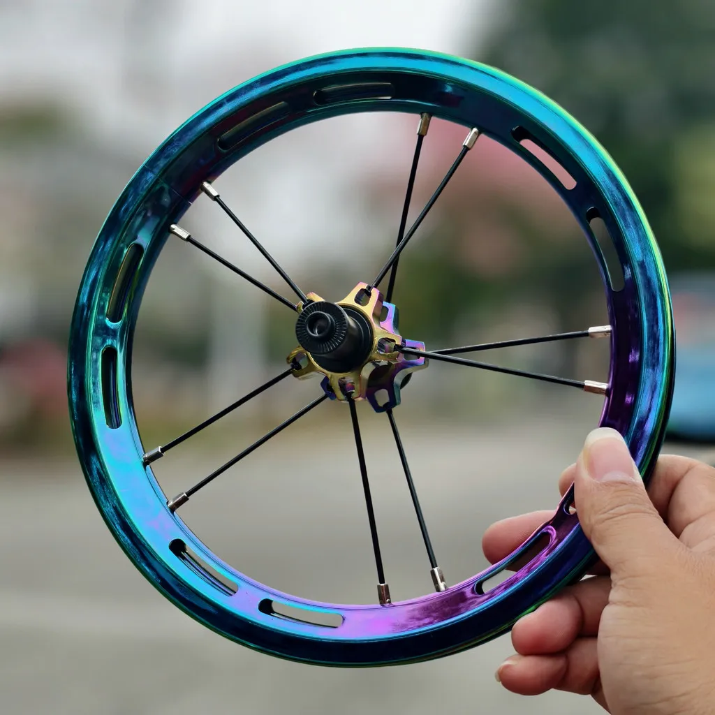 

12-дюймовые колеса для скутера из алюминиевого сплава без стандартных сверхлегких балансировочных колес 95 мм, модифицированных с комплектом барабанных колес