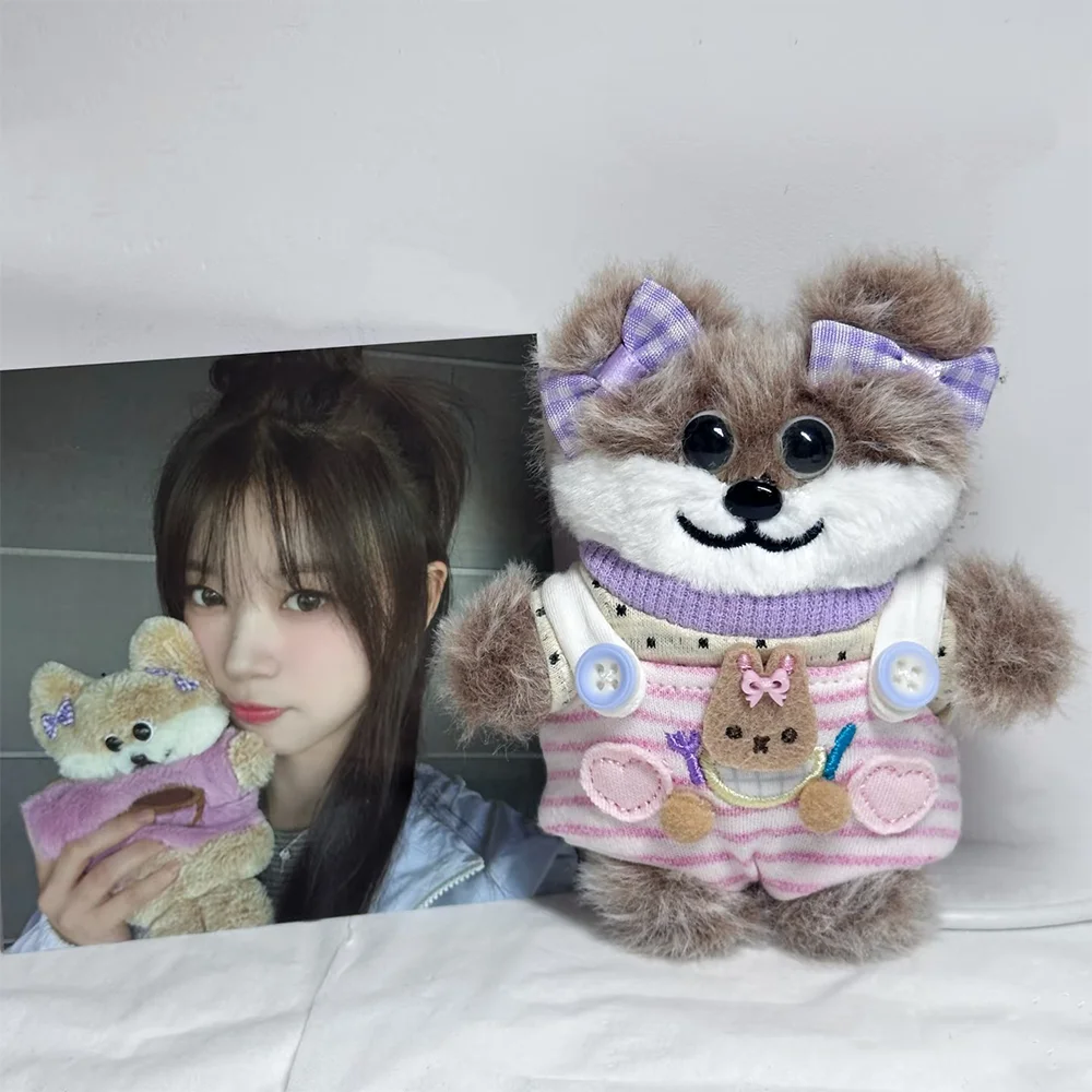 KPOP ILLIT أفخم دمية المفاتيح المنبثقة مخزن دمية حقيبة قلادة YUNAH MINJU WONHEE IROHA MOKA المشجعين جمع الهدايا #6