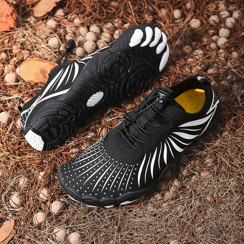 YRZL Barefoot Shoes Men Women Water Shoes Quick Dry Aqua Shoes for Beach Swimming Non-Slip River Slippers Summer Sports Sneakers