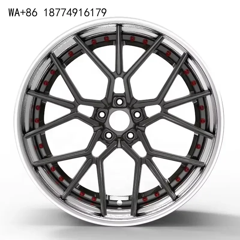 wmwmnu Factory Custom 2pcs Forged Wheels 19 20 21 22 23 Inch Alloy 2 Pcs Forged Car Wheels