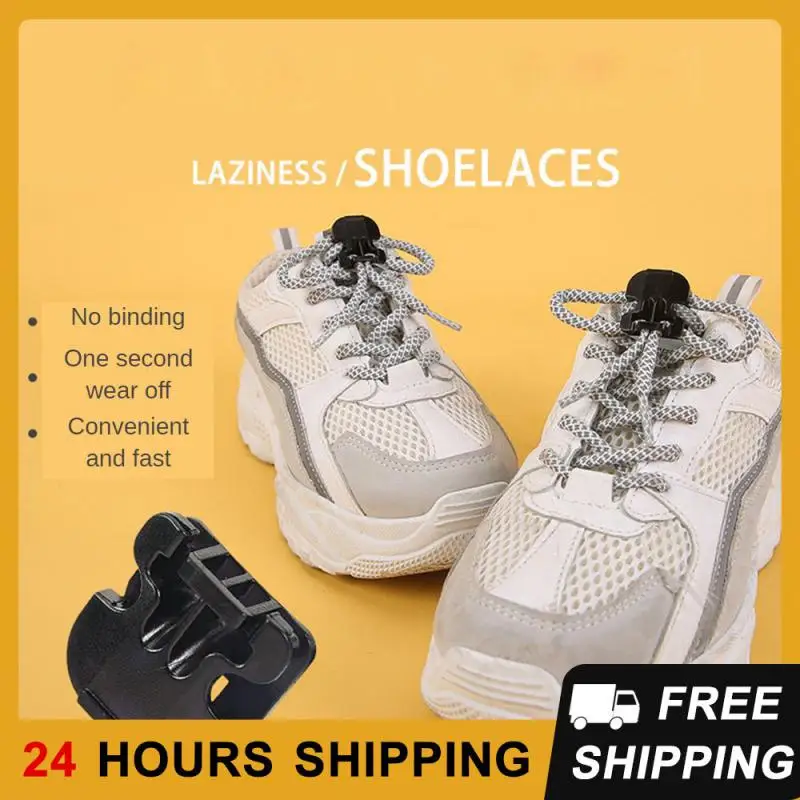 2Pcs Lazy No-tie Shoelace Locks Special No Tie Shoelace Lacing Kids Adult Sneakers Quick Shoe Lace Locks Shoe Accessories