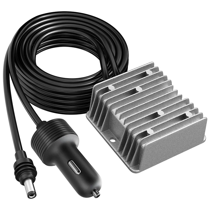 Starlink Gen3 Boost Waterproof Power Adapter 12V/24V 57V4.5A Car Cigarette Head to 2m DC Line Converter