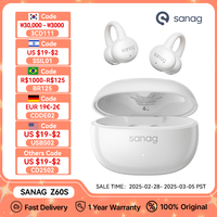 Sanag Z60S Wireless Bluetooth Headphones Noise Canceling Ear Clip Earphones Bluetooth 5.4 50H Playback IPX4 Headset