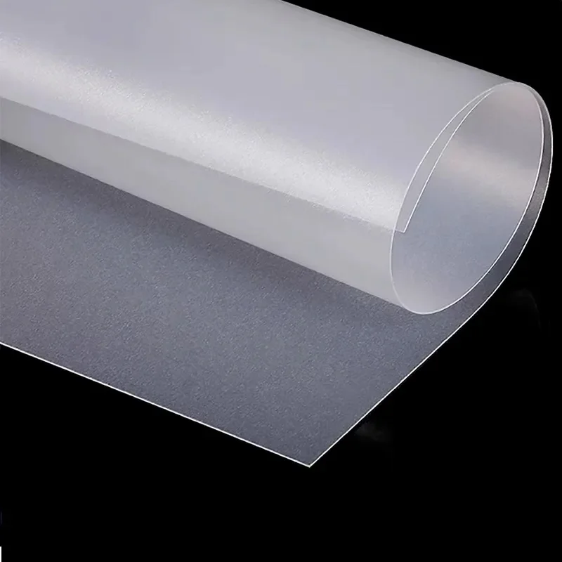 Double Sided Matte Black White PP Plastic Board Frosted Sheet Panel Thickness 0.3/0.4/0.5/0.6/0.8/1/1.2/1.5/2mm