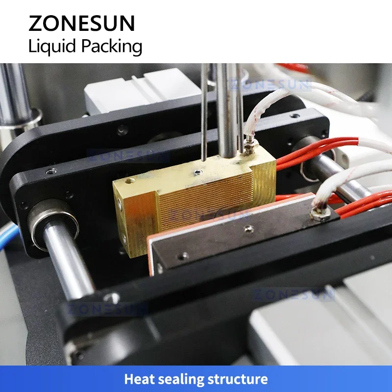 ZONESUN ZS-FS120H آلة تعبئة العصا السائلة العمودية الأوتوماتيكية VFFS معدات تعبئة وختم الكيس