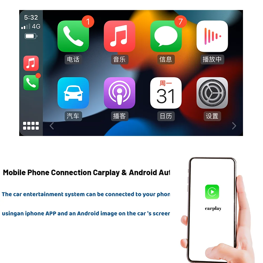 For Land Rover Discovery 4 LR4 AC Panel 2011-2016 Car Radio Navigation Player Multimedia Bluetooth Carplay Android12 Auto