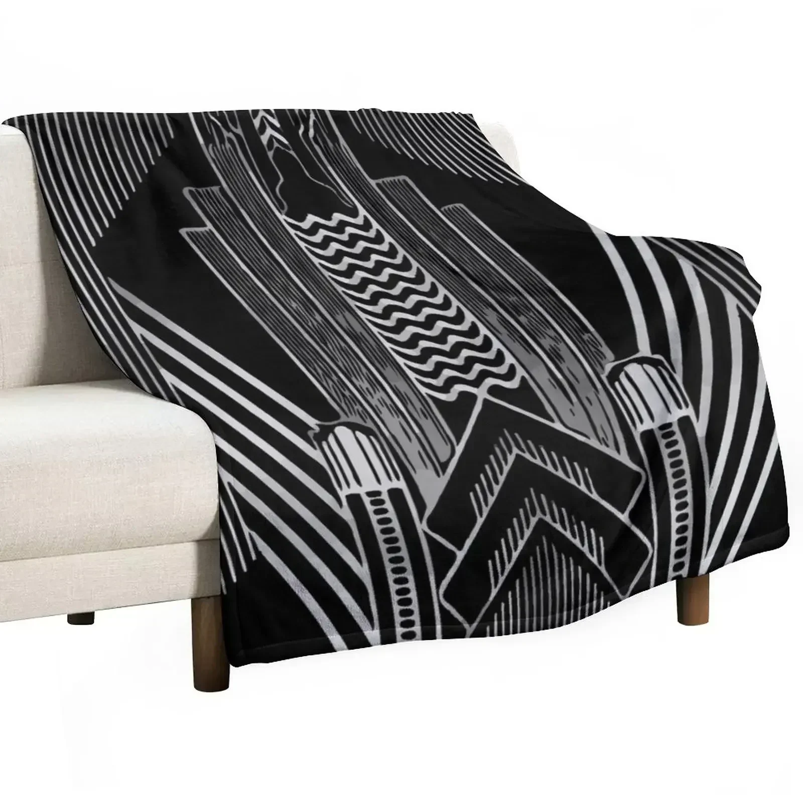 

Art Deco Throw Blanket Retros Bed Fashionable Flannels Blankets