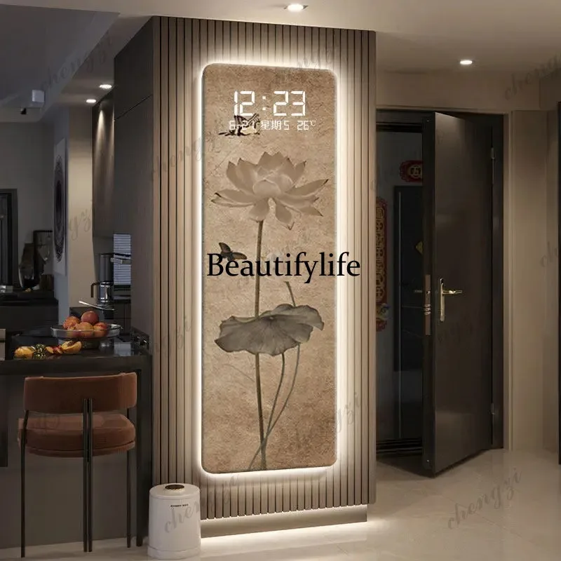 K182 Night Light Premium Wall Clock Fashion White Nordic Large Digital Clock Modern Design Big Orologio Da Parete Home