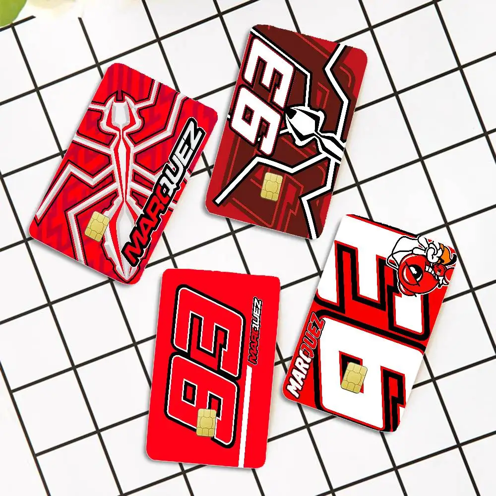 M-Marc M-M93 M-Marquez Anmie Sticker Film Skin Cover for Credit Card Debit Bank Card Front