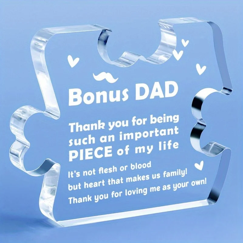 لوحة أكريليك Bonus Dad - أفضل هدية للأب على الإطلاق من الابنة/الابن #1