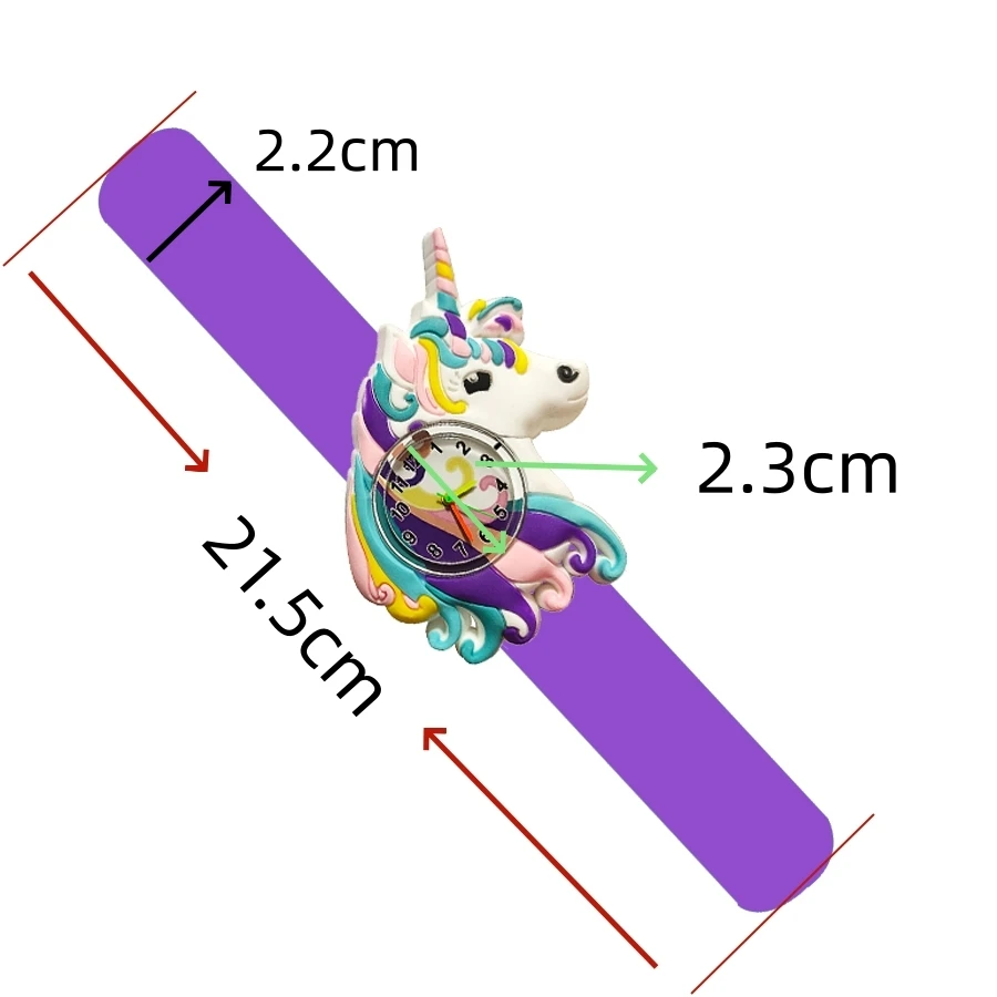 Wholesale Cartoon Children Watches Baby Cute Toy Clock Boys Girls Kids Slap Wrist Watches Kindergarten Activity Gift Bracelet