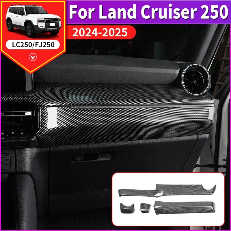 

Для Land Cruiser Prado 2024 2025 LC 250 1958 украшение стола приборной панели защитный чехол аксессуары для интерьера