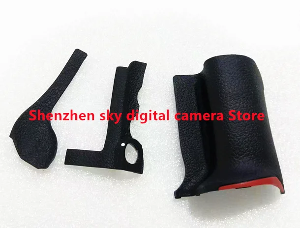 3PCS new  Body Front Back Rubber Cover Shell Replacement Part Suit For Nikon D500 Digital Camera Repair