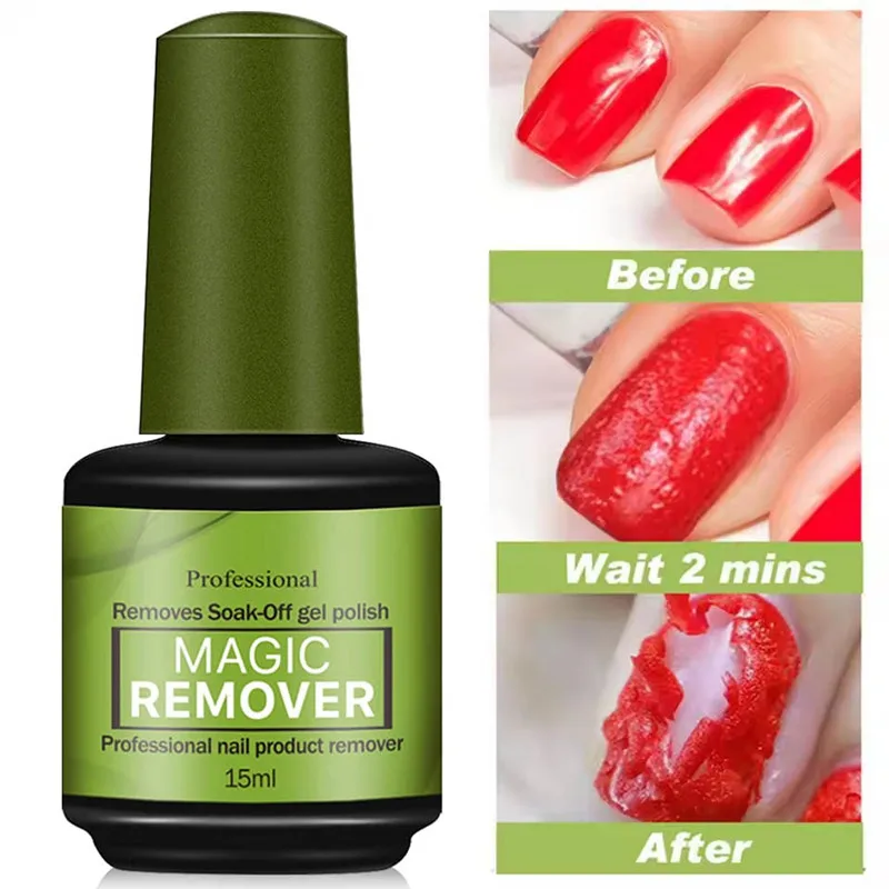 Dissolvant de vernis à ongles Gel magique, désarme rapide, propre, UV, trempage, vernis Semi-Permanent, outils de manucure, 15ml, 220