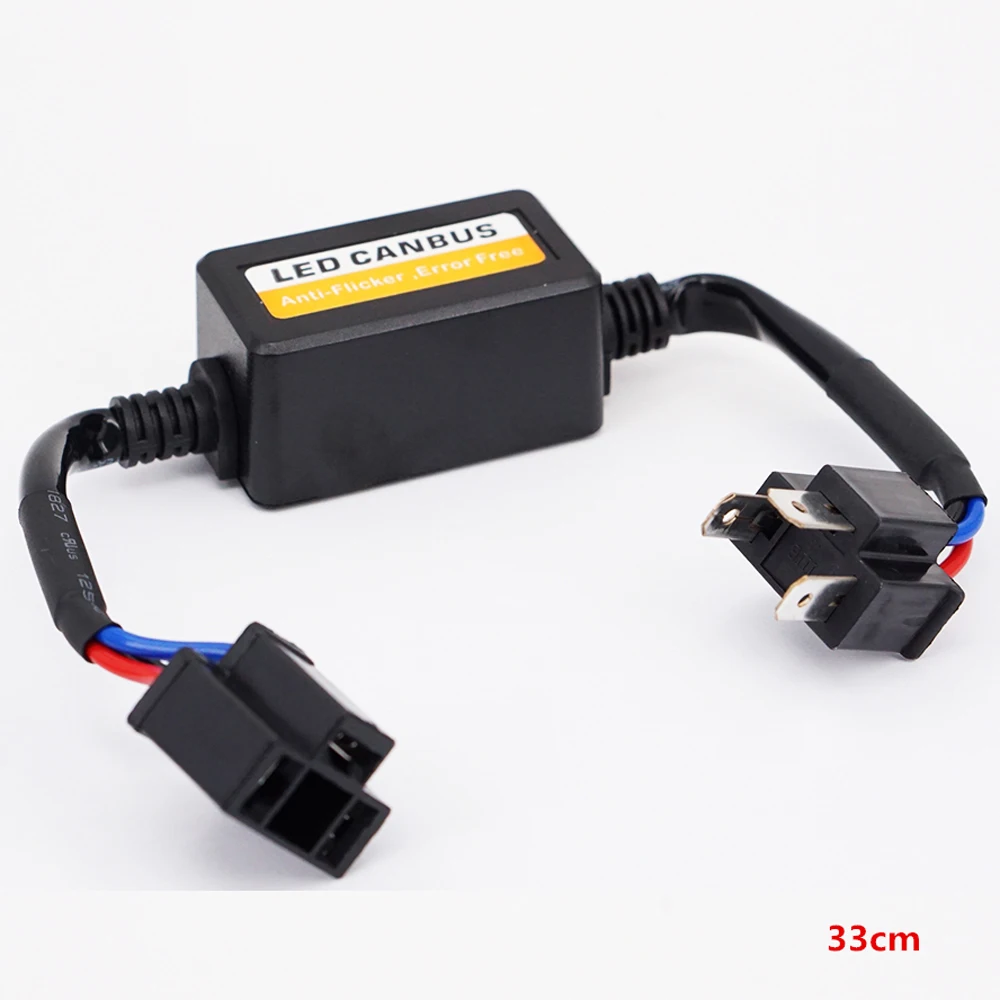 1pcs h1 h3 h4 h7 h8 h9 h11 9005 9006 9012Headlight LED Canbus Decoder Canceller Error Free Resistor Anti Flicker