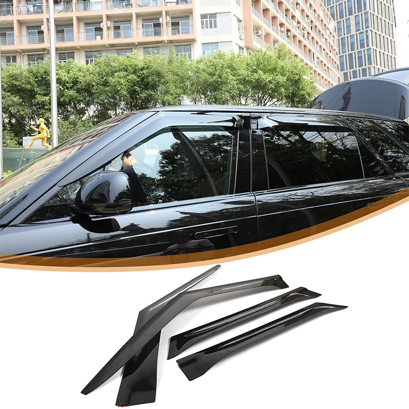 For Land Rover Range Rover Sport 2023-24 ABS Car Window Sun Rain Shade Visors Shield Shelter Cover Trim Sticker Car Accessories
