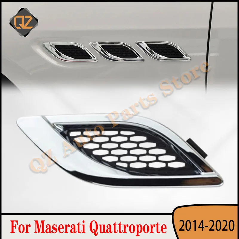 

3PSC для Maserati Quattroporte 2014-2020: передняя боковая решетка радиатора, воздухозаборник, вентиляционные отверстия крыла, решетка 670010339 670010340
