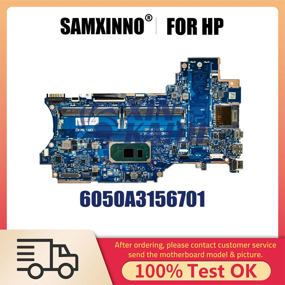 

Laptop Motherboard For HP X360 14-DW L96510-601 L96511-601 Computer Mainboard i3 i5 i7 10th Gen CPU 6050A3156701 Systemboard