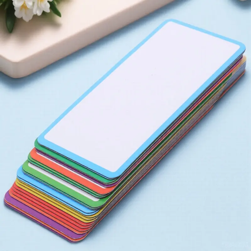 

24 шт. многоразовых магнитных именных бирок-этикеток для сухого стирания, пустые, для класса, офиса, кухни, склада, белой доски, холодильника, шкафа, металла