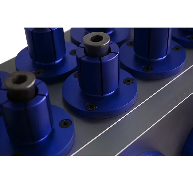 8-Station Machining Jig, Manual Side-Lock Inner Outer Diameter Dual-Purpose Clamp Module, Form Holding Tool Holder