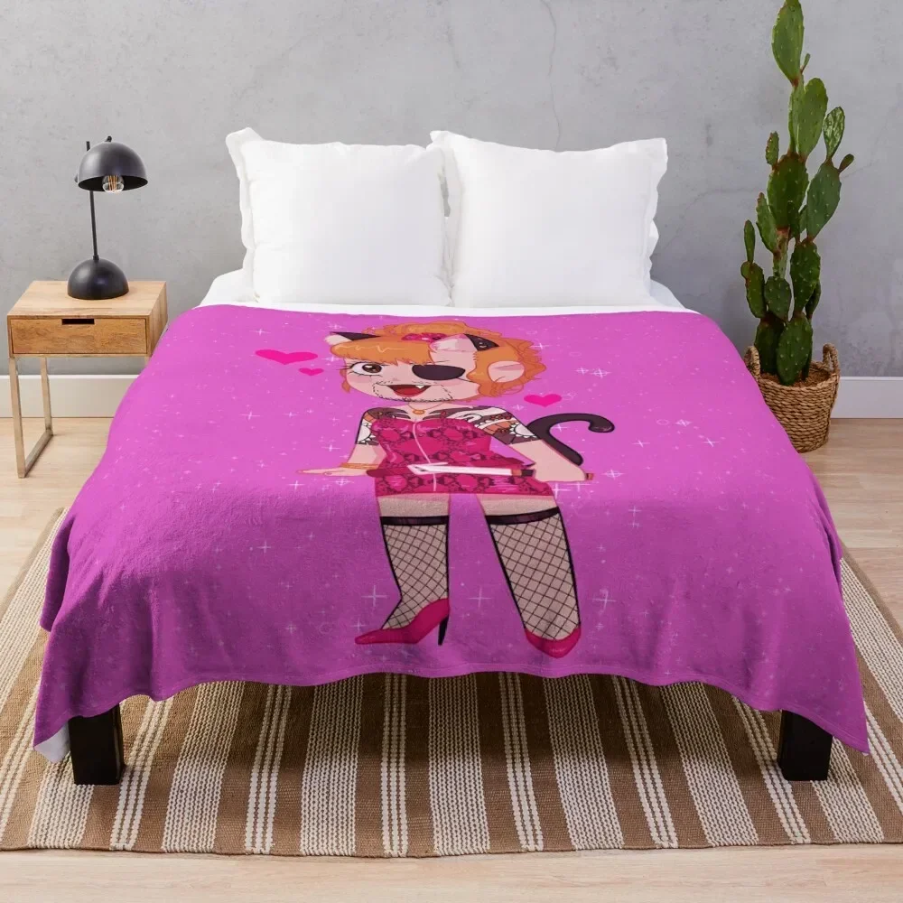 

catgirl goromi Throw Blanket Travel Moving for babies Luxury Blankets