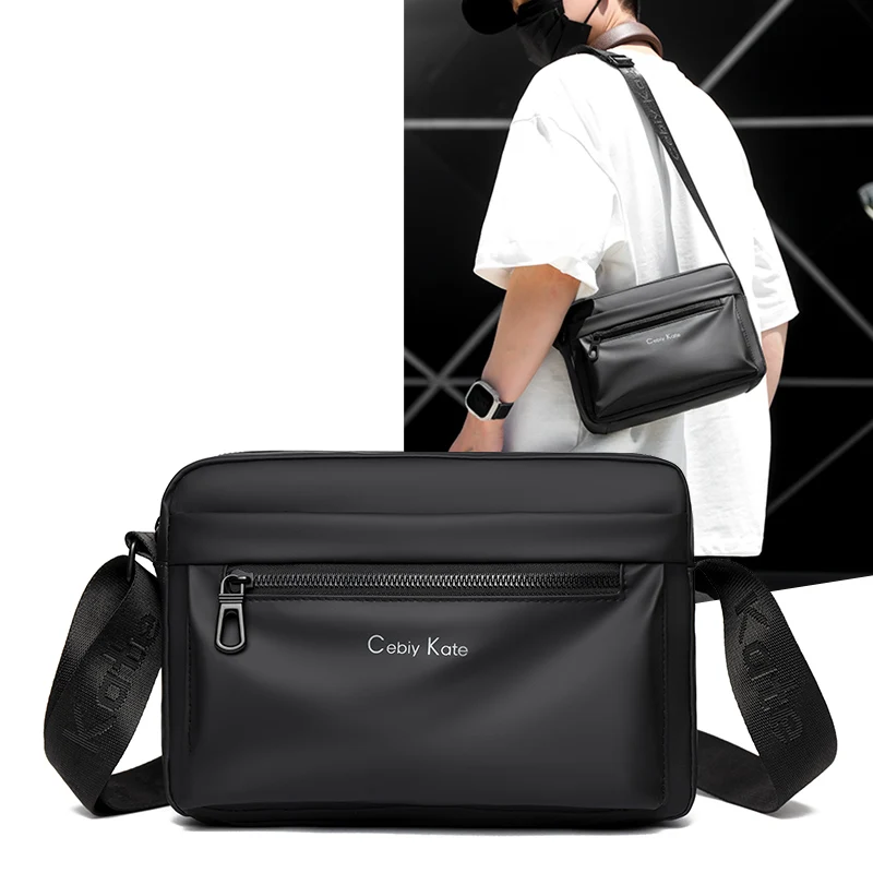 

Large Capacity Men's Bag Single Shoulder Bag Waterproof And Wear-resistant Backpack Multiple Pockets For Business Business