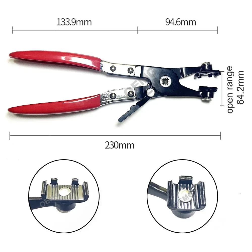 Car Water Pipe Hose Clip Plier Swivel Drive Jaw Locking Hose Clamps Disassembly Tool Auto Tubing Separator Plier Soldering Plier