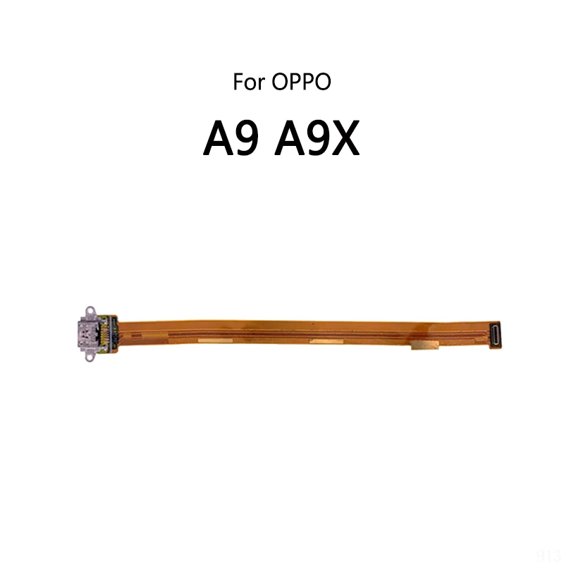 Puerto de base de carga USB, conector Jack, Cable flexible para OPPO A9 Pro, A9X, A11, A11X, A11S, A12, A15, A15S, A16S, módulo de placa de carga