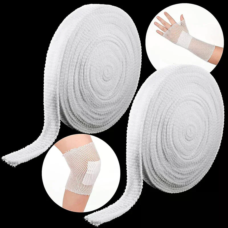 4 Size Elastic Net Wound Dressing Net Tubular Bandage Mesh Tubing Breathable Bandage Retainer For Wrist Elbow Knee Thigh