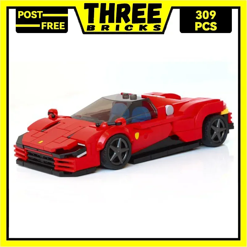 Three Bricks Moc klocki seria supercar Model prędkość mistrz SP3 technologia cegły DIY zabawki dla dzieci prezenty dla dzieci