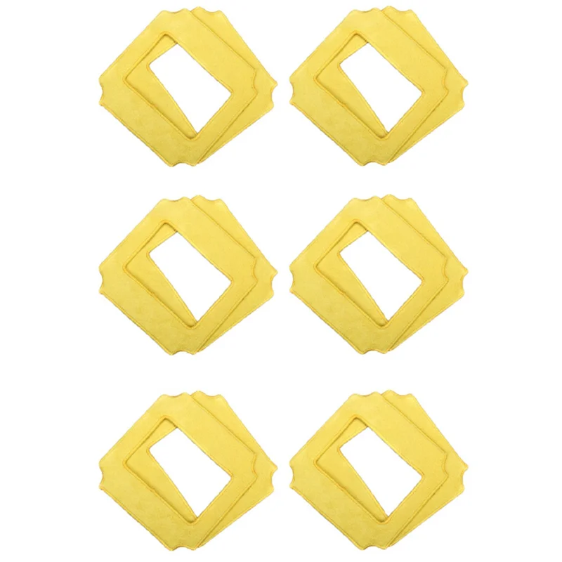 AC93-12Pcs Mops For Robot Window Cleaner For Win660 / RL880 /RL1188 Glass Cleaner,12Pcs Yellow Mops