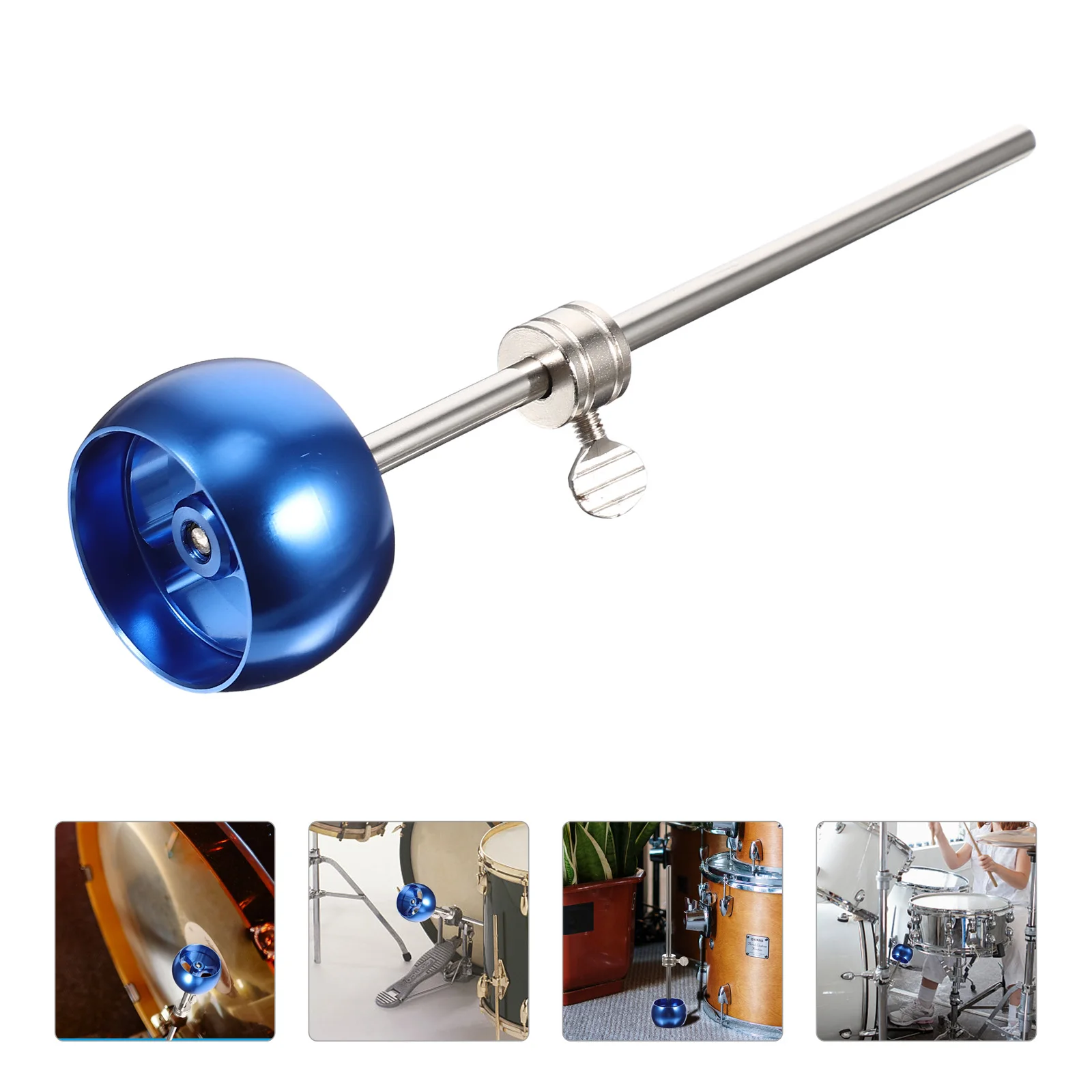 

Aluminium Alloy Drum Pedal Hammer Replacement Durable Alloy Drum Foot Pedal Part Adjustable Weight Fast Rebound