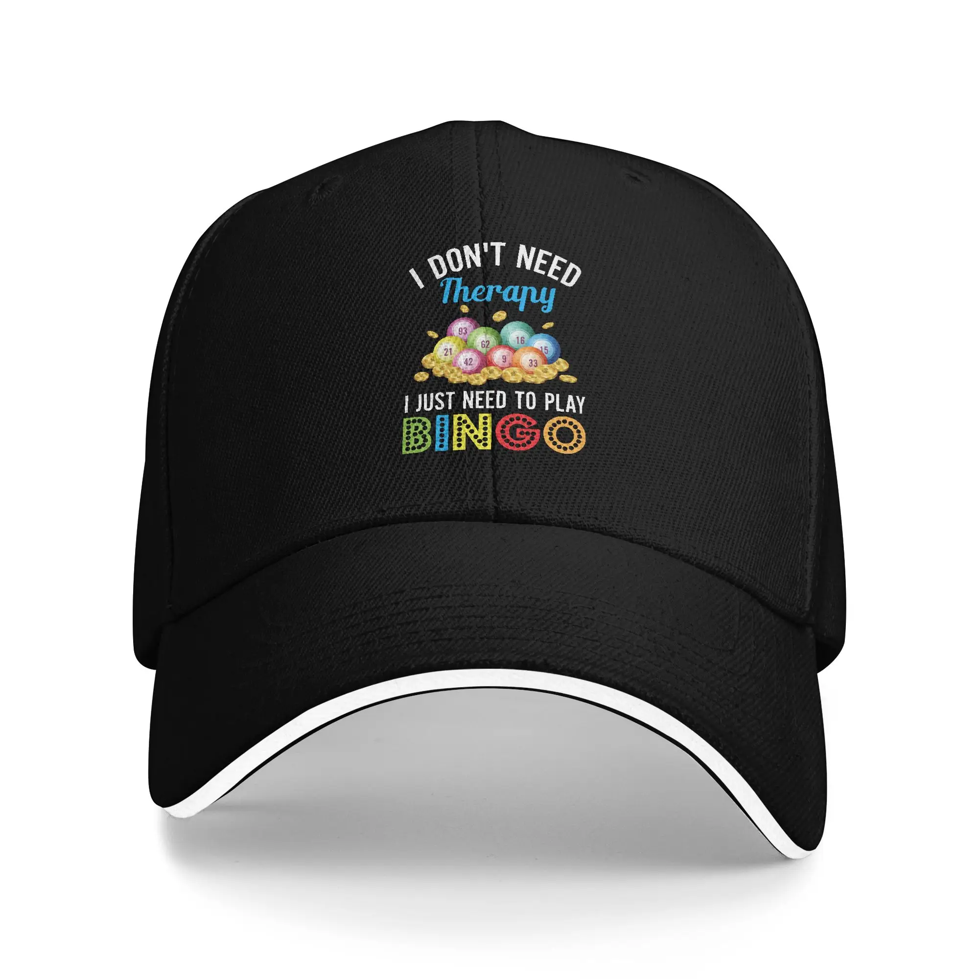 Custom Punk Unisex Bingoes Card Play Gaming Baseball Cap Adult Game Of Chance Adjustable Dad Hat Men Women Sun Protection