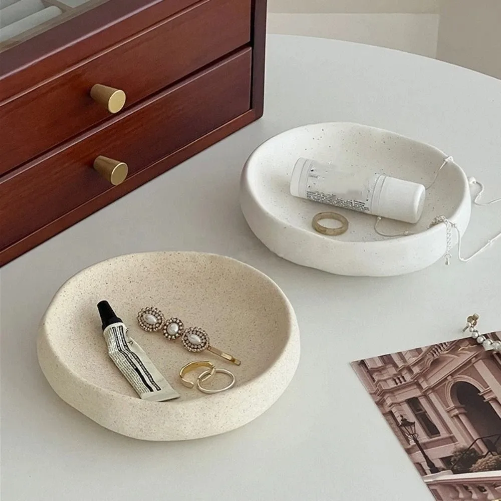 

Simple Bracelet Ceramics Jewelry Tray Rings Earrings Jewelry Display Rack Organizer Necklace Jewelry Display Stand Gift