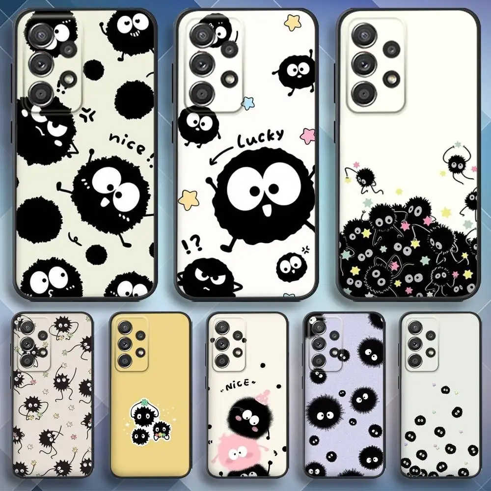 

Anime S-Soot Sprites Phone Case For Samsung S25,S24,S21,S22,S23,S30,Ultra,S20,Plus,Fe,Lite,Note,10,9,5G Black Cover